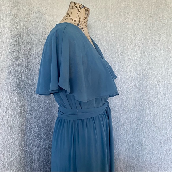 Show Me Your MUMU New Audrey Maxi Dress Blue - Picture 5 of 11